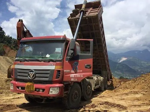 福田歐曼自卸車液壓油缸